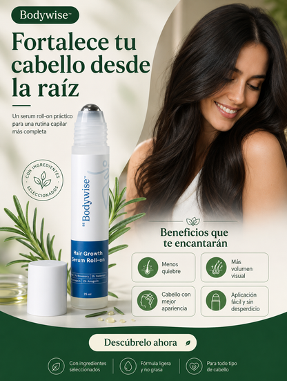 Sérum Capilar Anticaída y de Crecimiento con Aplicación Roll-On